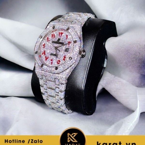 Đồng hồ Audemars Piguet custom full diamond moissanite