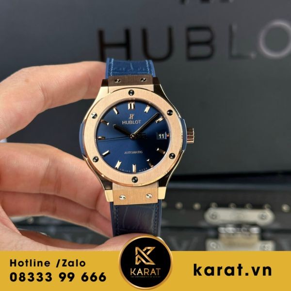 Đồng hồ Hublot Classic Fusion 38mm blue navy replica