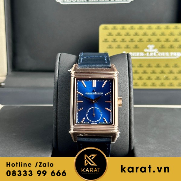 Đồng hồ  Jaeger LeCoultre Master Reverso Tribute Monoface Small Seconds mặt xanh blue