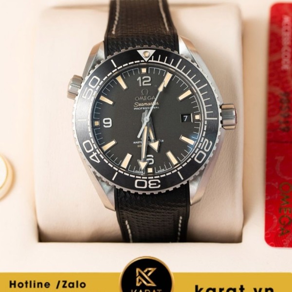 Đồng hồ Omega Seamaster Planet Ocean mặt đen rep 1:1