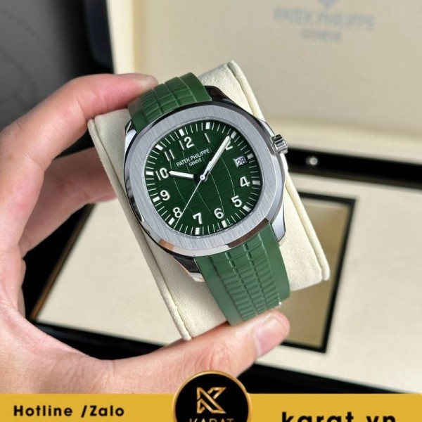 Đồng hồ Patek Philippe Aquanaut 5168 green replica