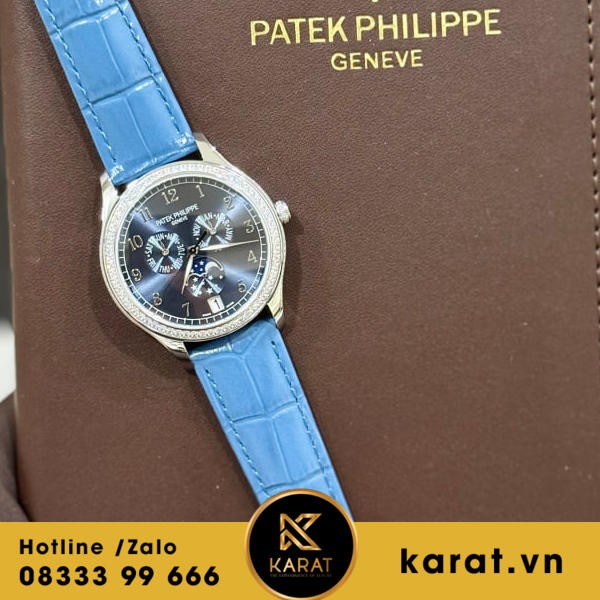 Đồng hồ Patek Philippe Complications 4947R-001 blue dial fake 1:1