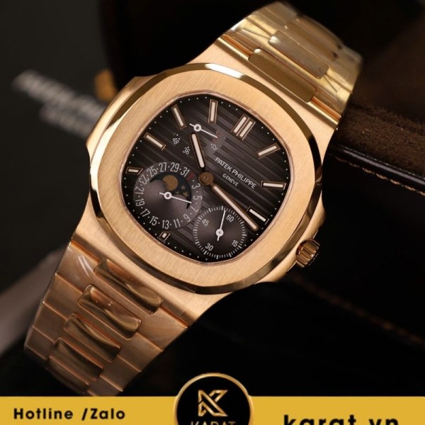 Đồng hồ Patek Philippe nautilus 5712r PPF Factory bọc vàng 18K replica