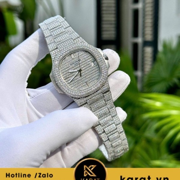 Đồng hồ Patek Philippe nautilus 5719 custom full diamond