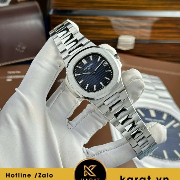 Đồng hồ Patek Philippe Nautilus 5811 blue tinh chỉnh toàn bộ