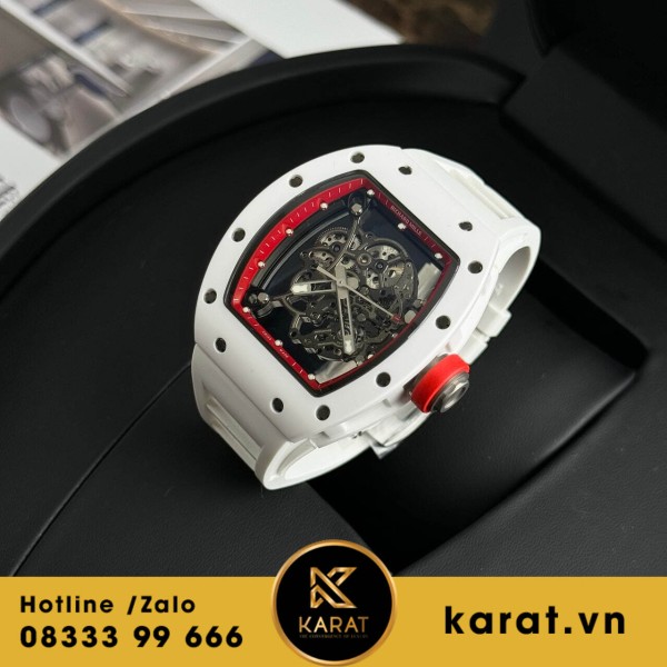 Đồng hồ richard mille RM055 cerramic trắng replica bbr factory 