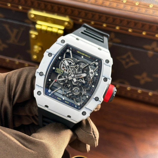 Đồng hồ  Richard Mille RM35-01 Rafael Nadal carbon trắng- BBR Factory