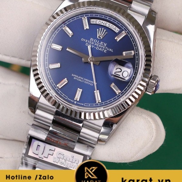 Đồng hồ Rolex Day-Date White Gold 128239-0069 Brand new 2024 replica