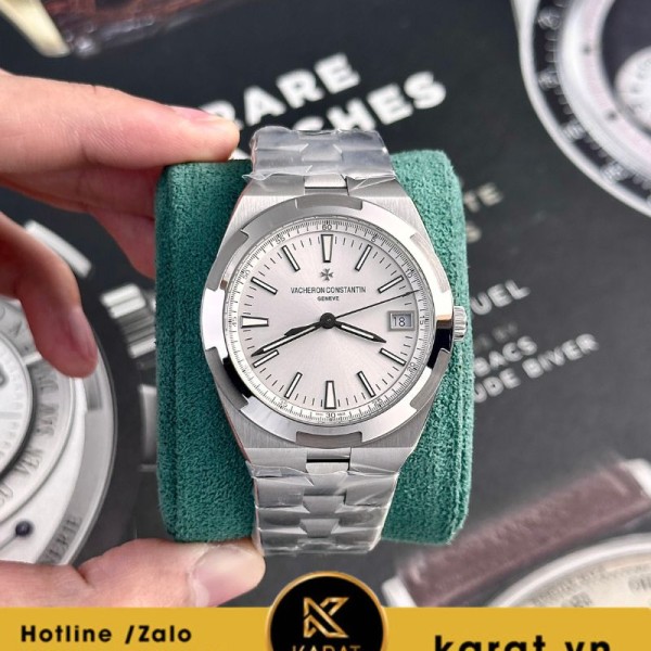 Đồng hồ Vacheron Constantin Overseas 4500V replica mặt trắng