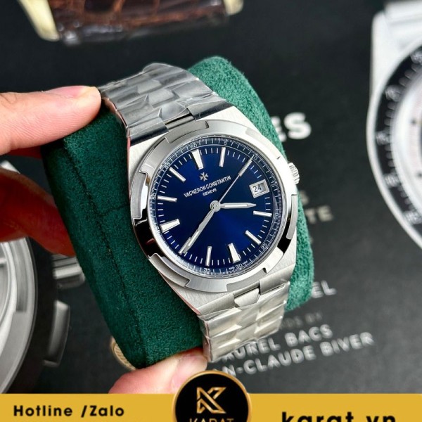 Đồng hồ Vacheron Constantin Overseas 4500V replica mặt xanh blue