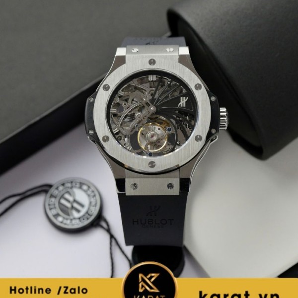 Hublot Classic Fusion Skeleton Tourbillon Black Ceramic fake