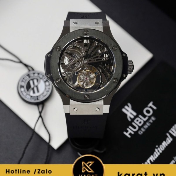 Hublot Classic Fusion Skeleton Tourbillon Black Ceramic replica